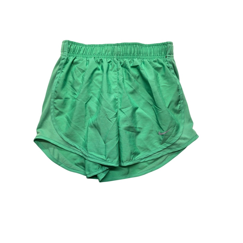 Nike‎ Tempo Dri-FIT Running Shorts Green Mesh Athletic Womens XS